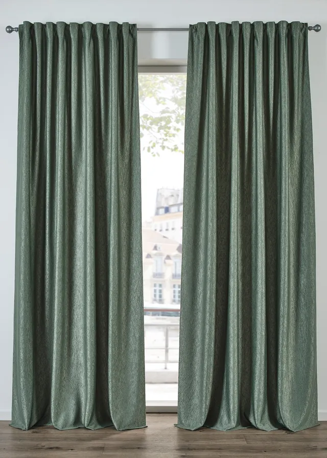 Zateľmňujúci záves s krčeným efektom (1 ks)