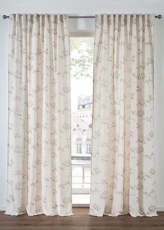 Závěs se zimní krajinou, také v extra délce (1 ks v balení)