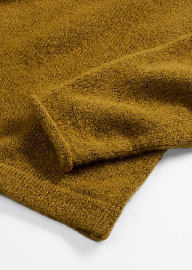 Pull col rond • vert gui chiné • product-page.page-title-suffix