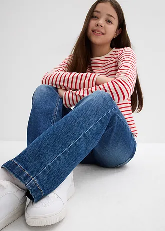 Džíny Straight, Mid Waist • tmavě modrý denim • bonprix obchod