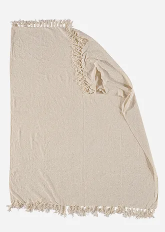 Měkká deka se zlatým efektem • krémová • bonprix obchod