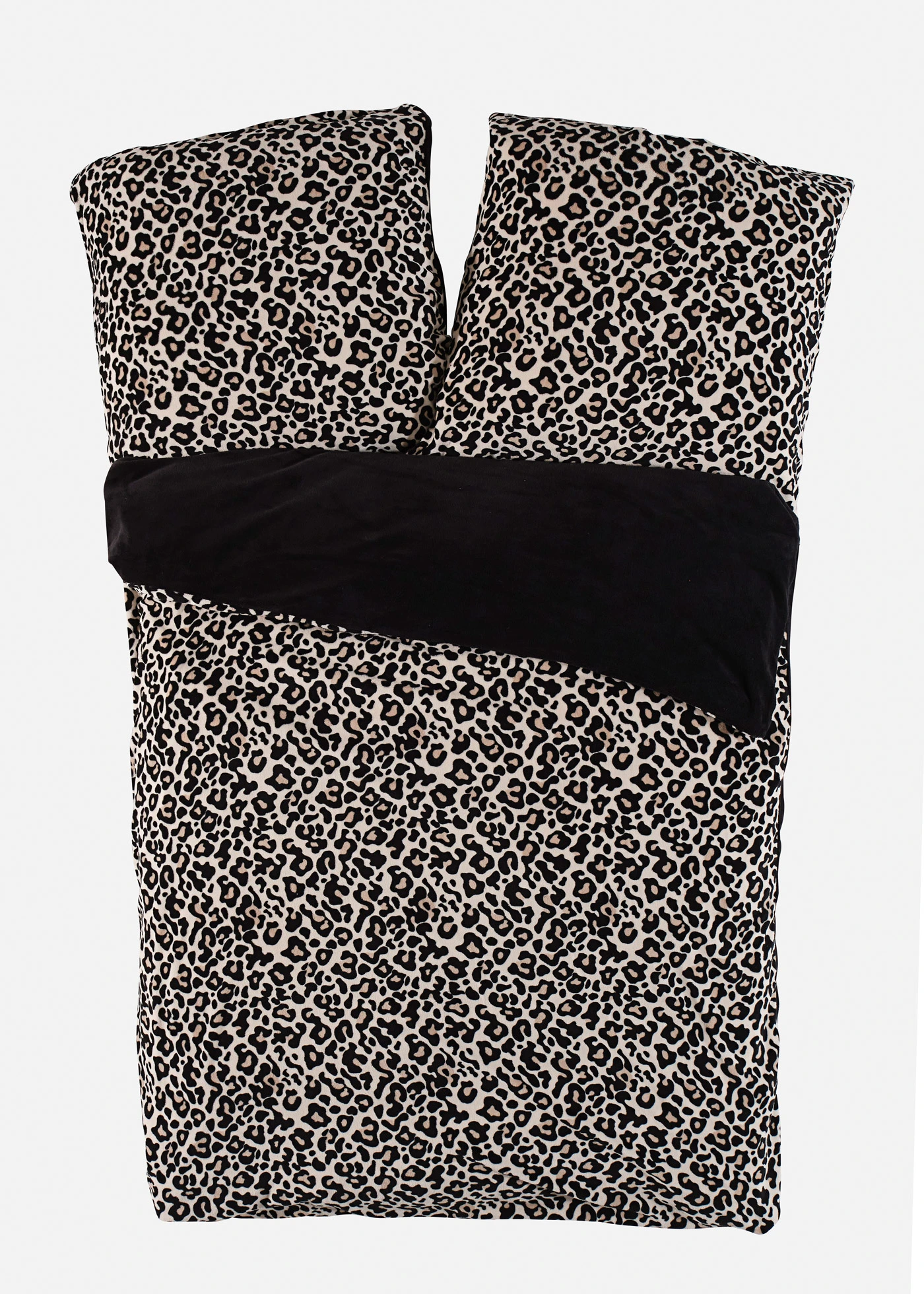 Dubbelzijdig dekbedovertrek  Cashmere Touch met bloemenprint • crème-zwart • bonprix online shop