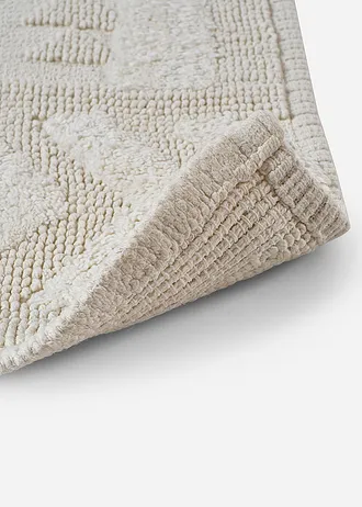 Koupelnová předložka s plastickou strukturou, barva: přírodní ostatní