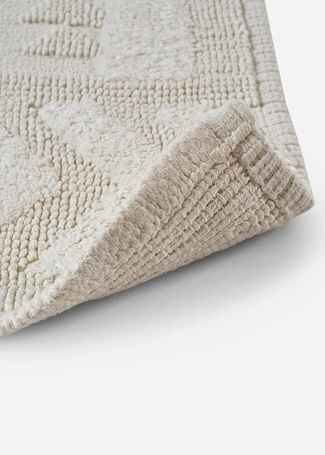 Tapis de bain à motif en relief • naturel motif • product-page.page-title-suffix