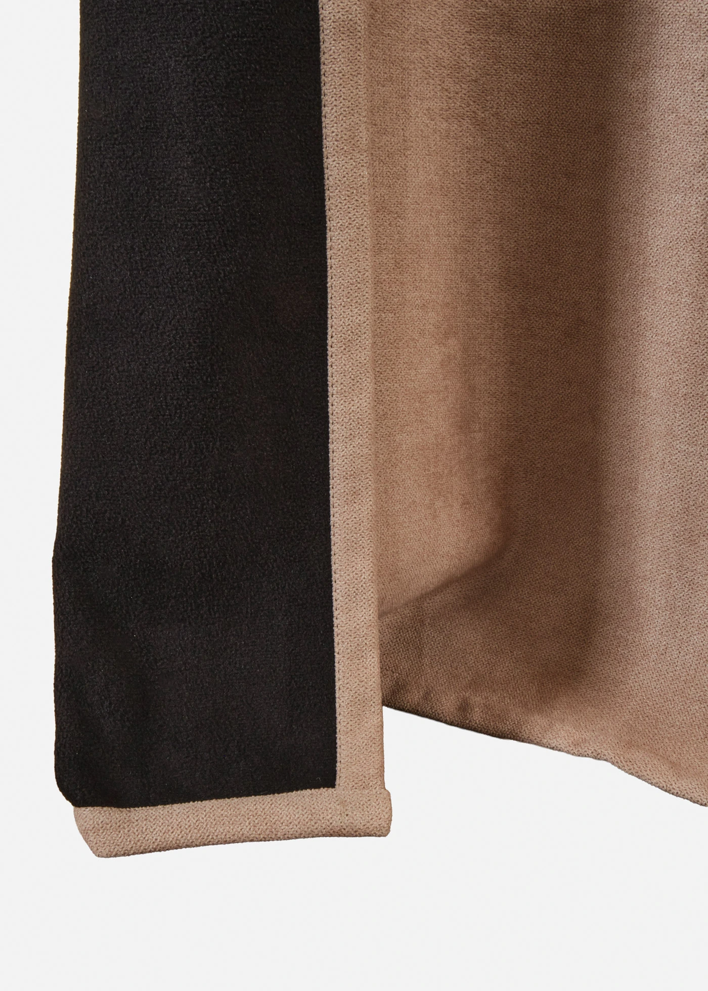 Rideau thermique avec verso en polaire noire (1 pce) • beige • Boutique bonprix