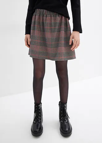 Sukně s pohodlným pasem • béžová kostkovaná • bonprix obchod