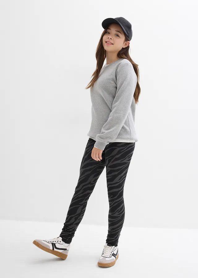 Legging thermique • gris ardoise-gris foncé zèbre • product-page.page-title-suffix