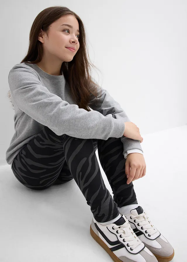 Legging thermique • gris ardoise-gris foncé zèbre • product-page.page-title-suffix