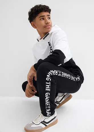 Joggingbroek van biologisch katoen • zwart • bonprix online shop