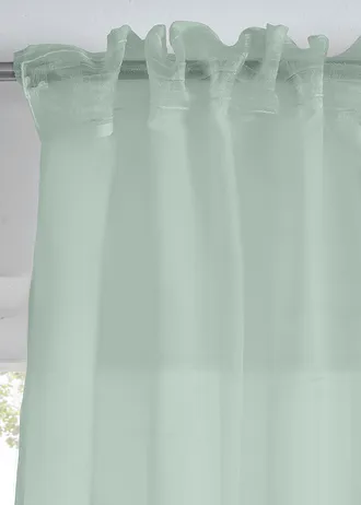 Voilage en fine batiste (1 pce) • menthe • Boutique bonprix