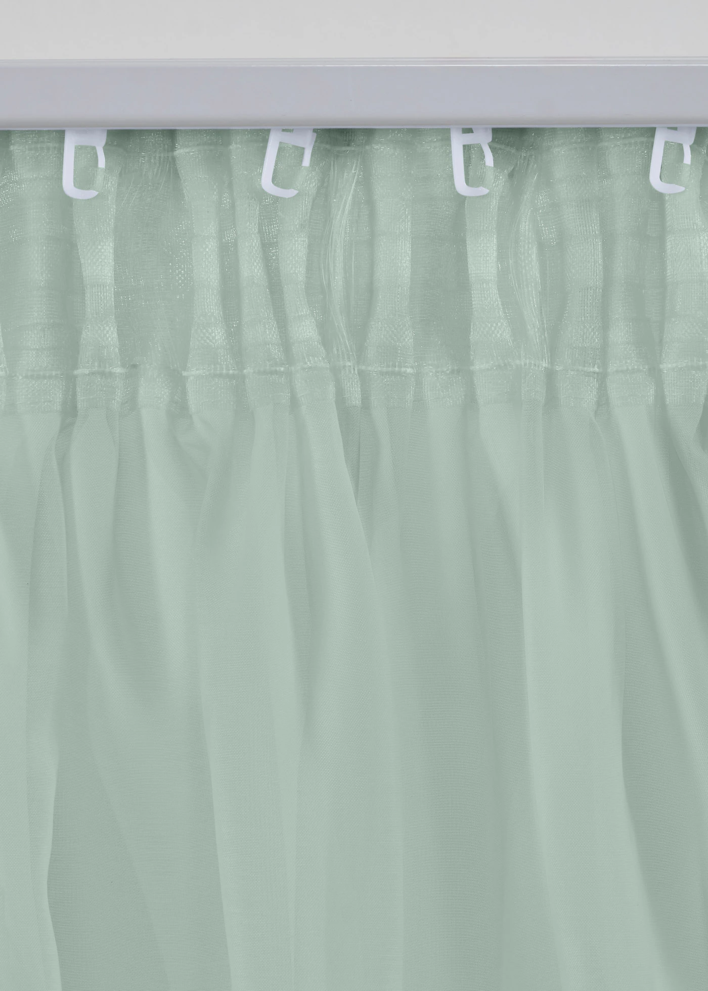 Transparant gordijn van batist met fijne structuur (1 stuk) • mint • bonprix online shop