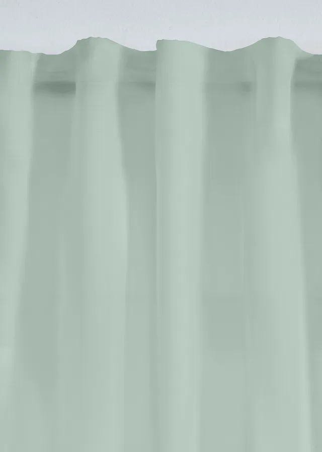 Gordijn van fijne batiststructuur (1 stuk), Kleur: lichtgrijs