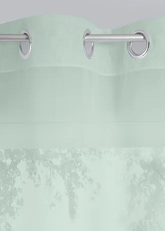 Voilage en batiste texturée (1 pce), Couleur: menthe
