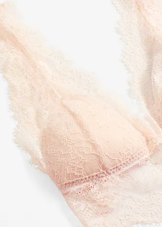 Braletka z jemné krajky • krémově růžová • bonprix obchod