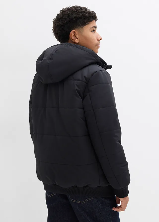 Blouson d’hiver matelassé à capuche • noir • product-page.page-title-suffix