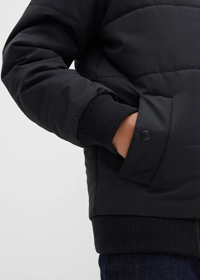 Blouson d’hiver matelassé à capuche • noir • product-page.page-title-suffix