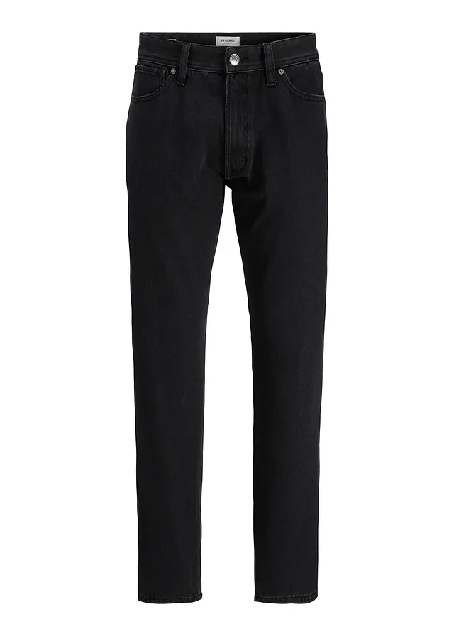 Džíny JJ REBEL z čisté bavlny, střih Relaxed Fit, • černý denim • bonprix obchod