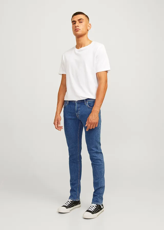 Jean slim JJ REBEL LUKE • bleu denim • product-page.page-title-suffix