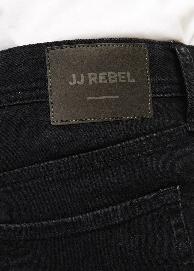 Jean slim JJ REBEL LUKE • noir denim • product-page.page-title-suffix