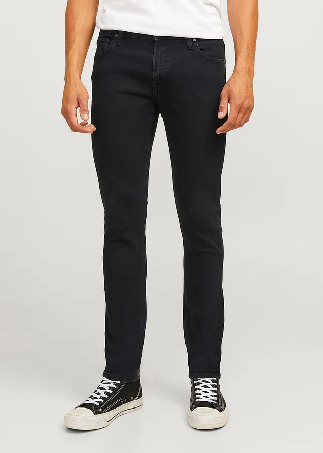 Jean slim JJ REBEL LUKE • noir denim • product-page.page-title-suffix