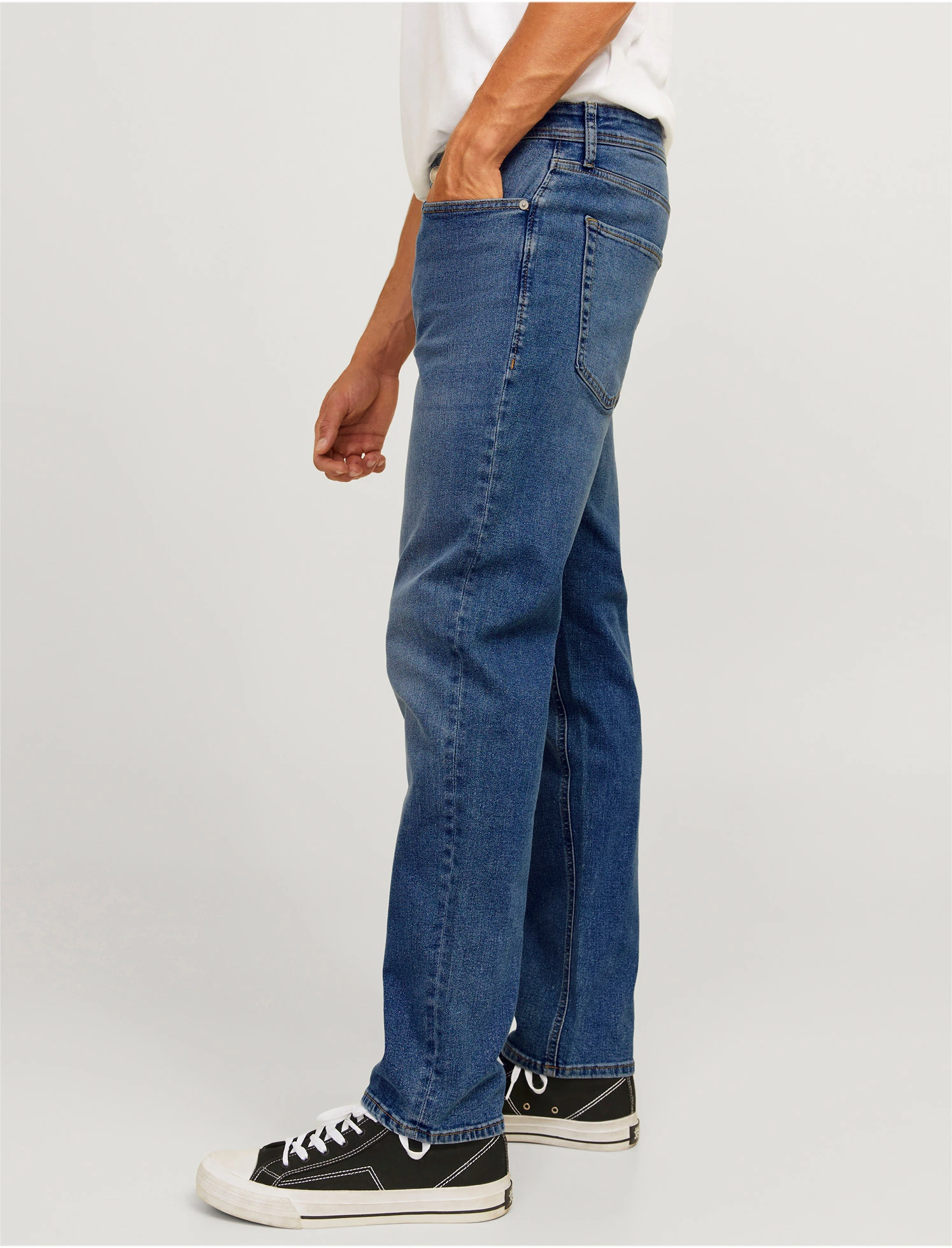 Blugi Slim Fit JJ REBEL • albastru denim • magazin bonprix