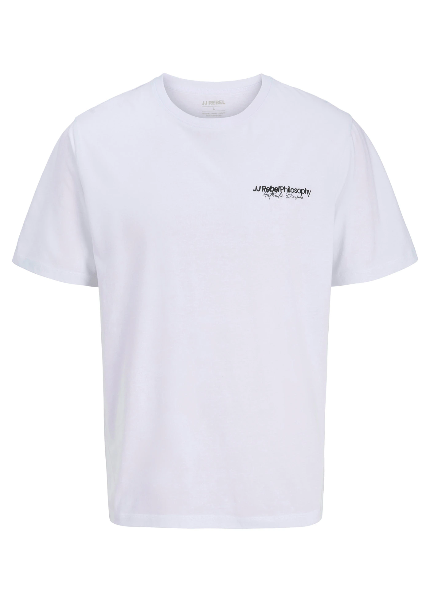JJ REBEL T-shirt van puur katoen, loose fit • wit met print • bonprix online shop