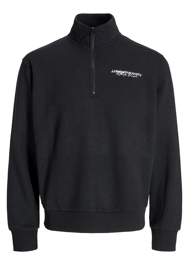 Bluză casual JJ REBEL cu fermoar în partea de sus