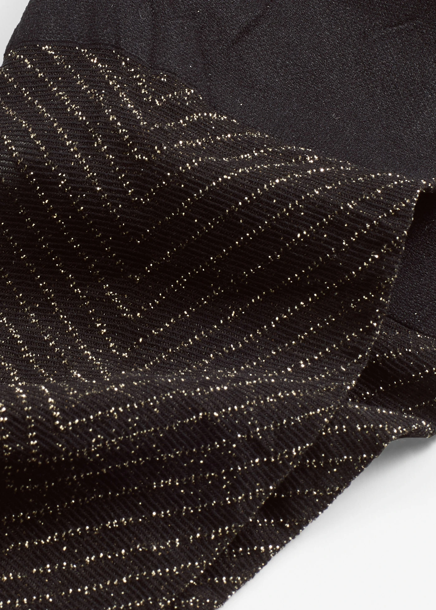 Transparentní punčochové kalhoty s třpytivým vzorem, 20 DEN • černo-zlaté tóny • bonprix obchod