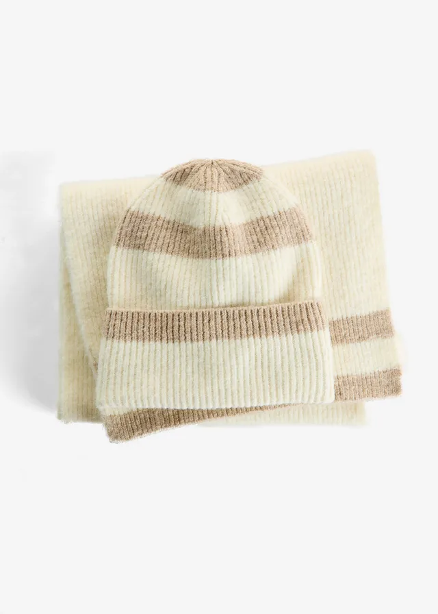 Šál a čiapka (2-dielna)