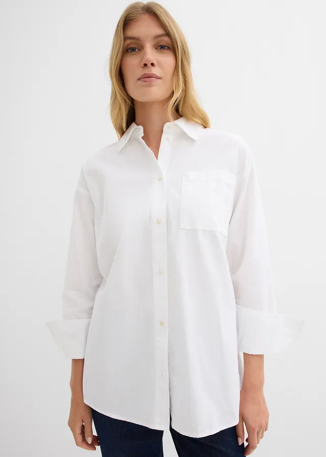 Blouse, Kleur: wit