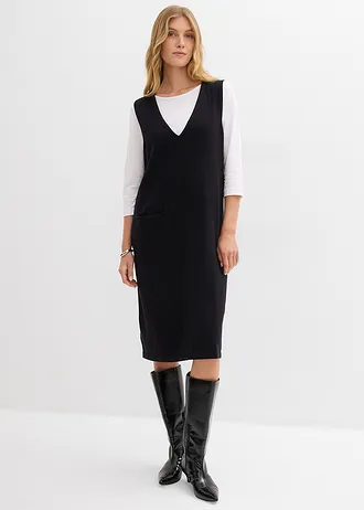 Gebreide jurk, Kleur: zwart