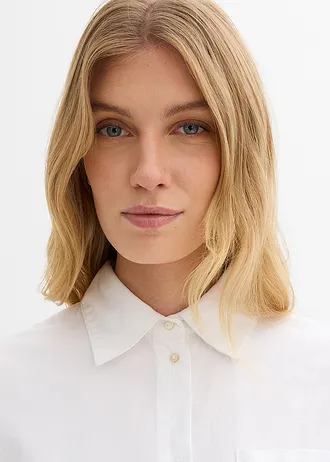 Halenka z Oxfordu z organické bavlny • bílá • bonprix obchod