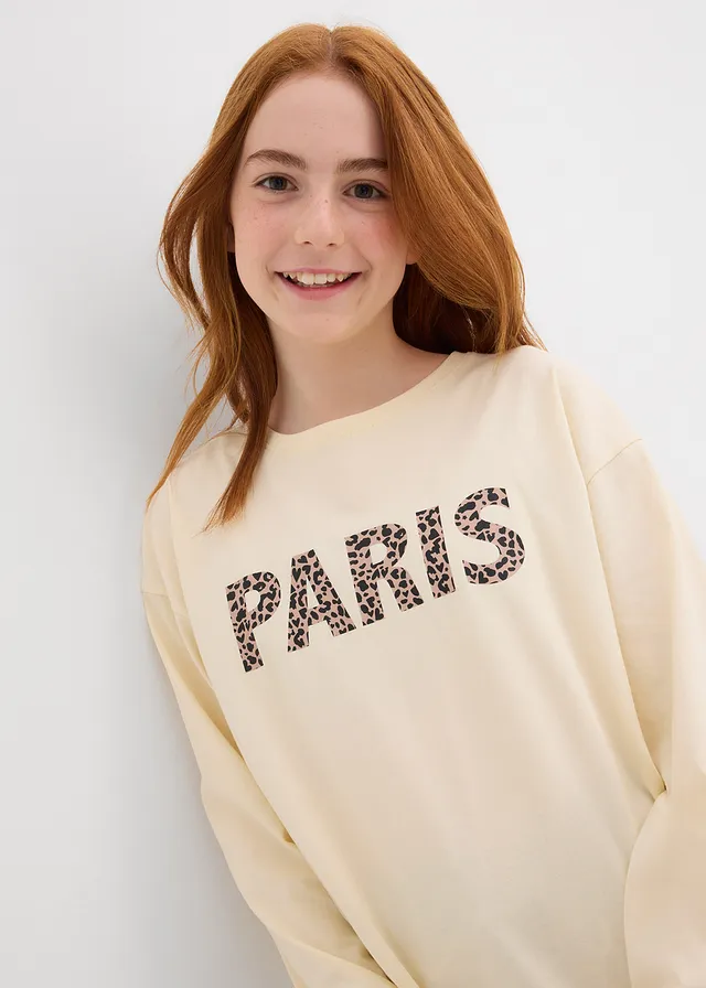 Longsleeve van puur biologisch katoen • beige met luipaardprint • product-page.page-title-suffix