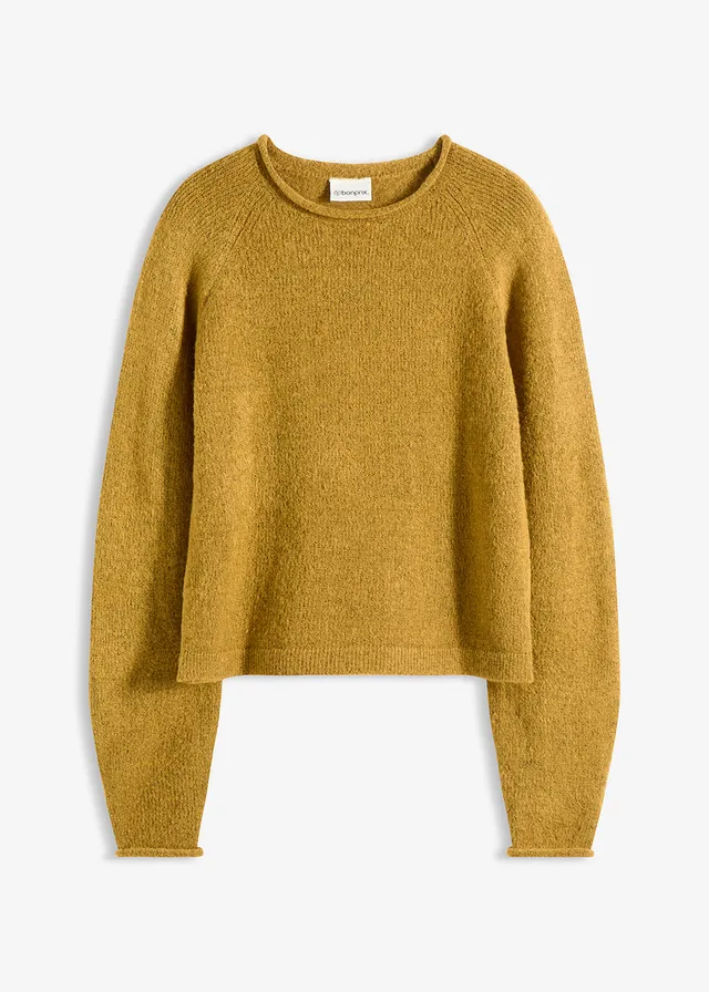 Pulover cu guler rotund