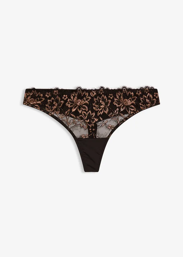 Chilot string cu fir lucios