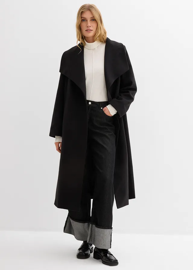 Pull col roulé doux, Couleur: écru