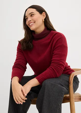 Svetr • švestkově červená • bonprix obchod