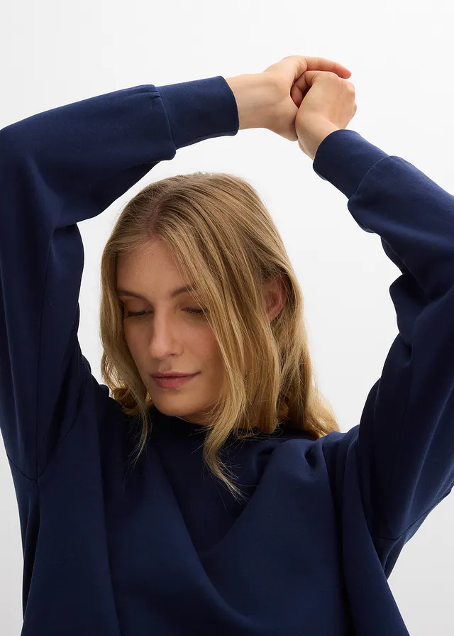 Sweat oversize 100% coton • bleu foncé • product-page.page-title-suffix