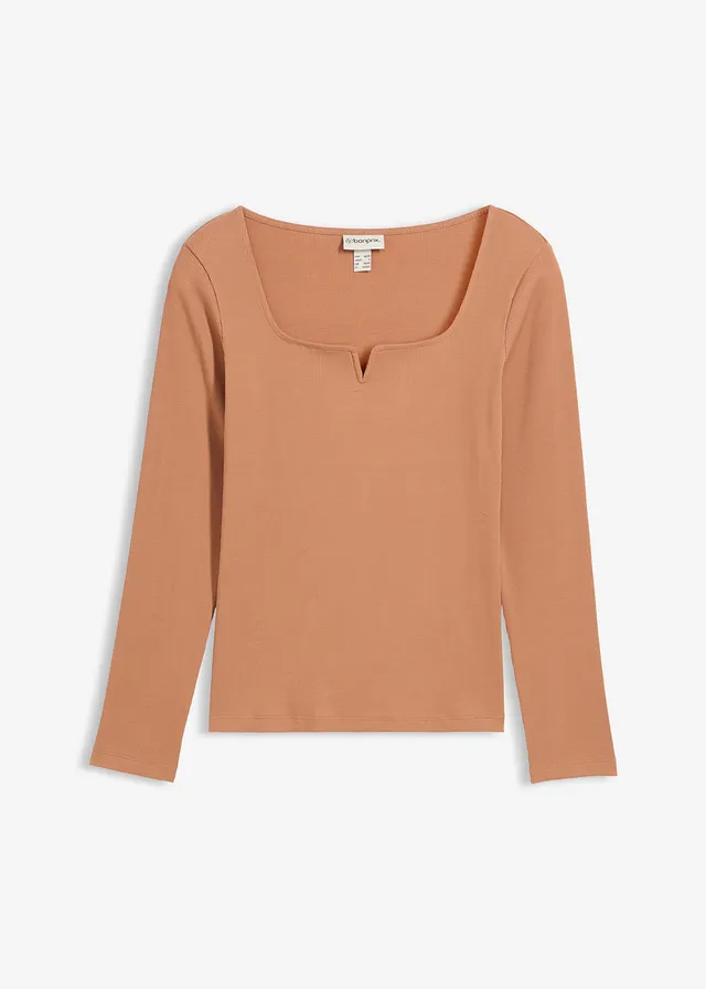 Vrúbkované tričko z čistej bio bavlny