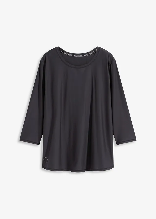 Bluză din tricot funcțională ultrasoft, cu mâneci 3/4, cu uscare rapidă