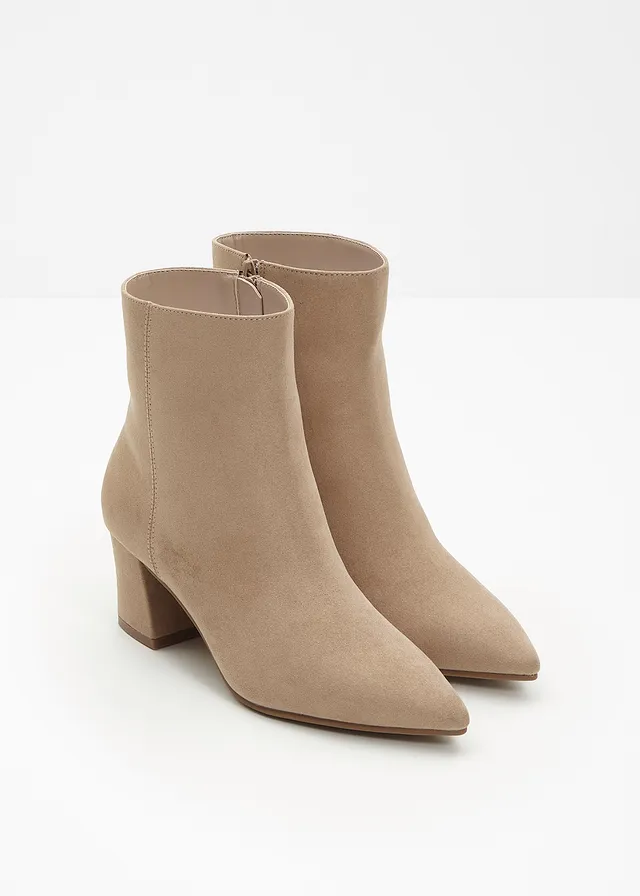Bottines, Couleur: kaki clair