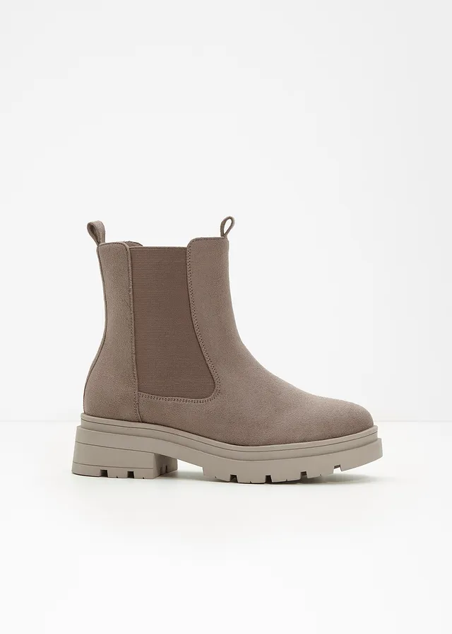 Chelsea boots, Kleur: taupe