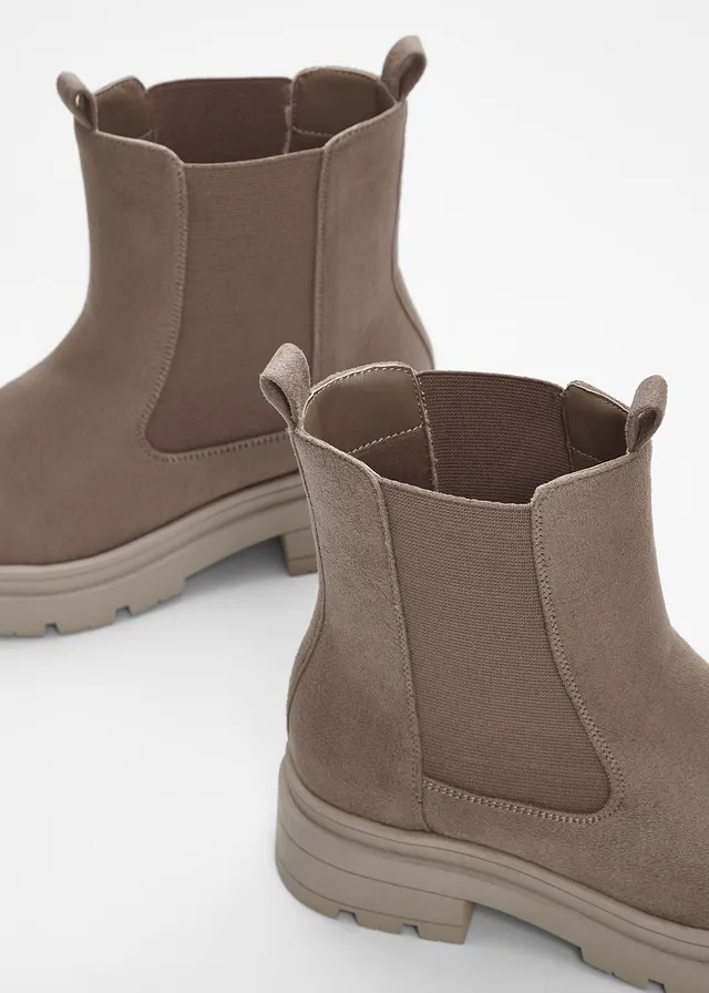 Chelsea boots, Kleur: taupe