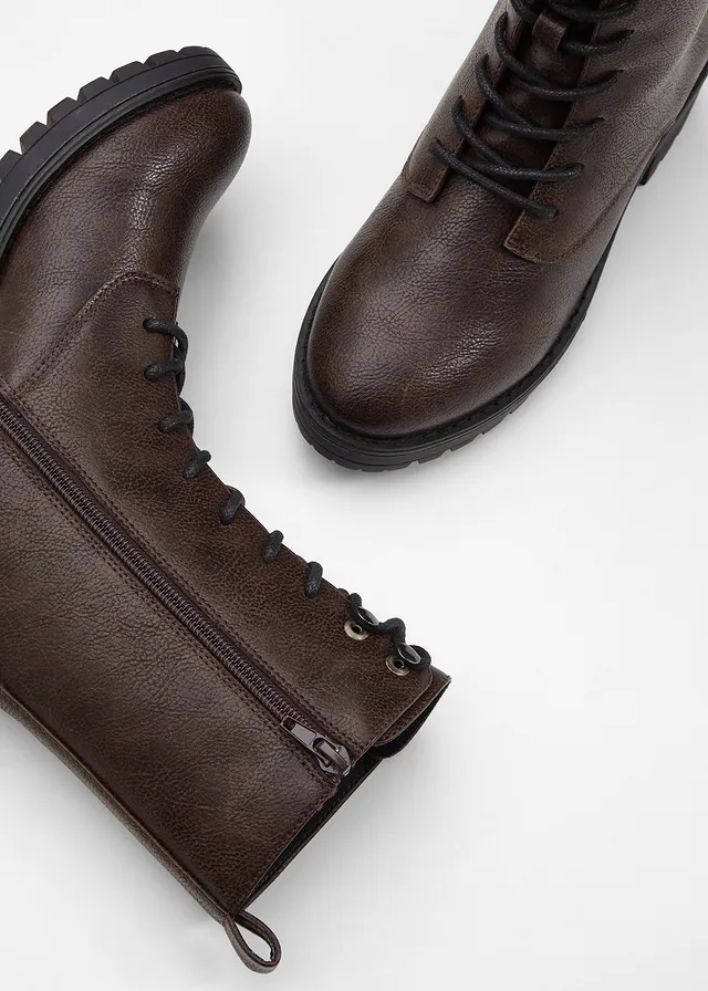 Boots lacées et doublées • marron foncé • product-page.page-title-suffix