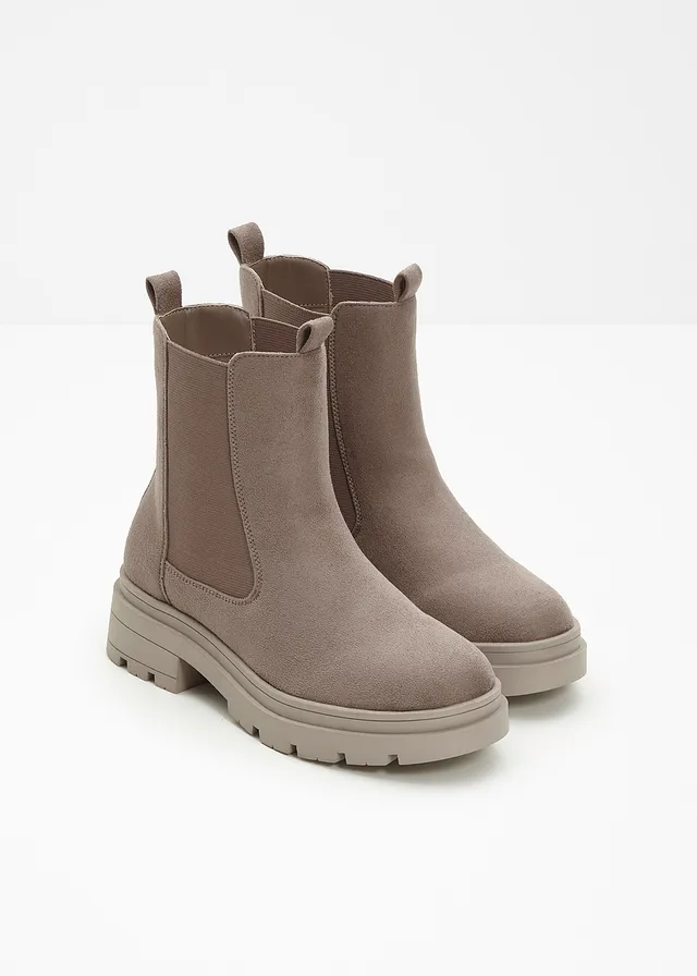 Chelsea boots, Kleur: taupe