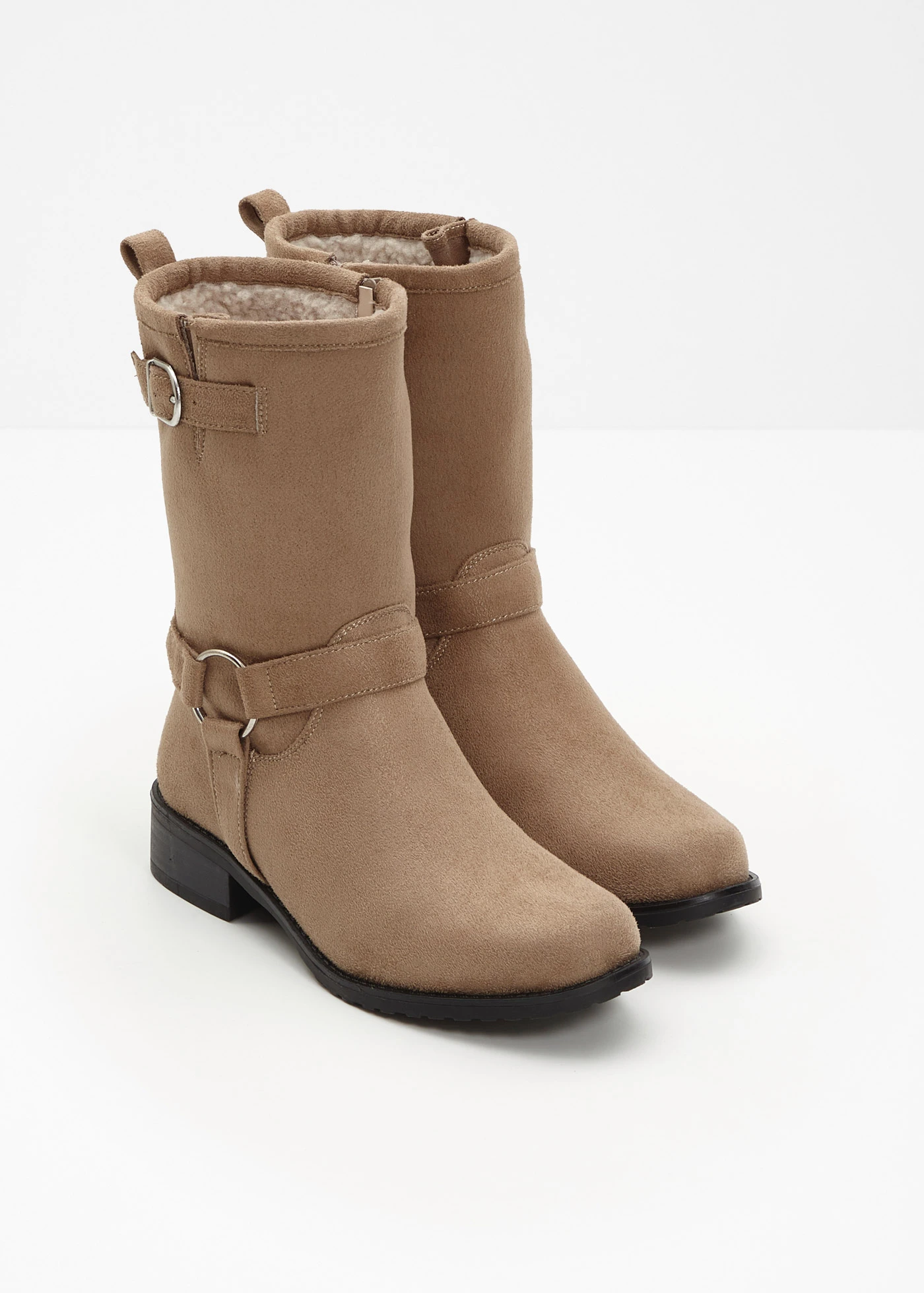 Bottines motardes • olive clair • Boutique bonprix