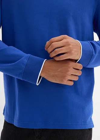 Poloshirt van biologisch katoen, recyclebaar • edelsteenblauw • bonprix online shop