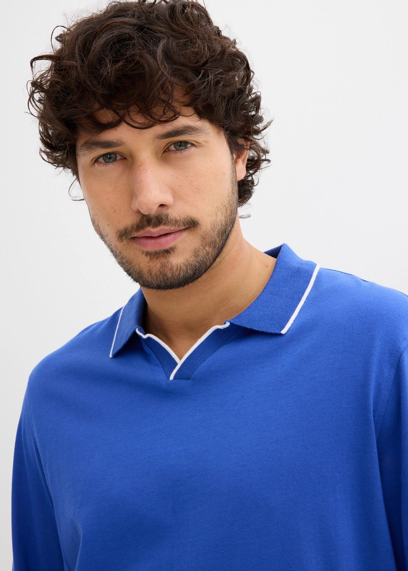 Poloshirt van biologisch katoen, recyclebaar • edelsteenblauw • bonprix online shop