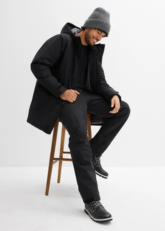 Parka imperméable en matière technique avec doublure matelassée • noir • Boutique bonprix