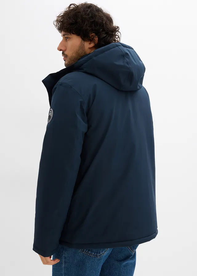 Parka d’hiver imperméable et coupe-vent, Couleur: bleu foncé